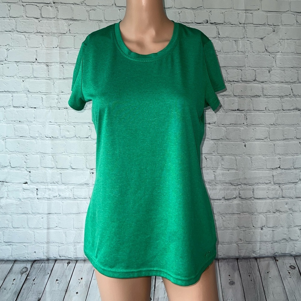 Champion Dark Green Short Sleeve Shirt size M